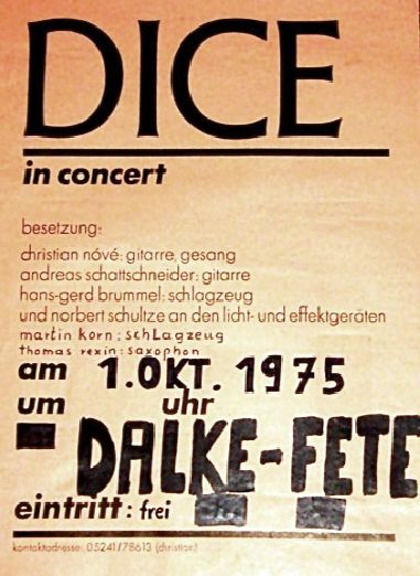 DICE Plakat 1975